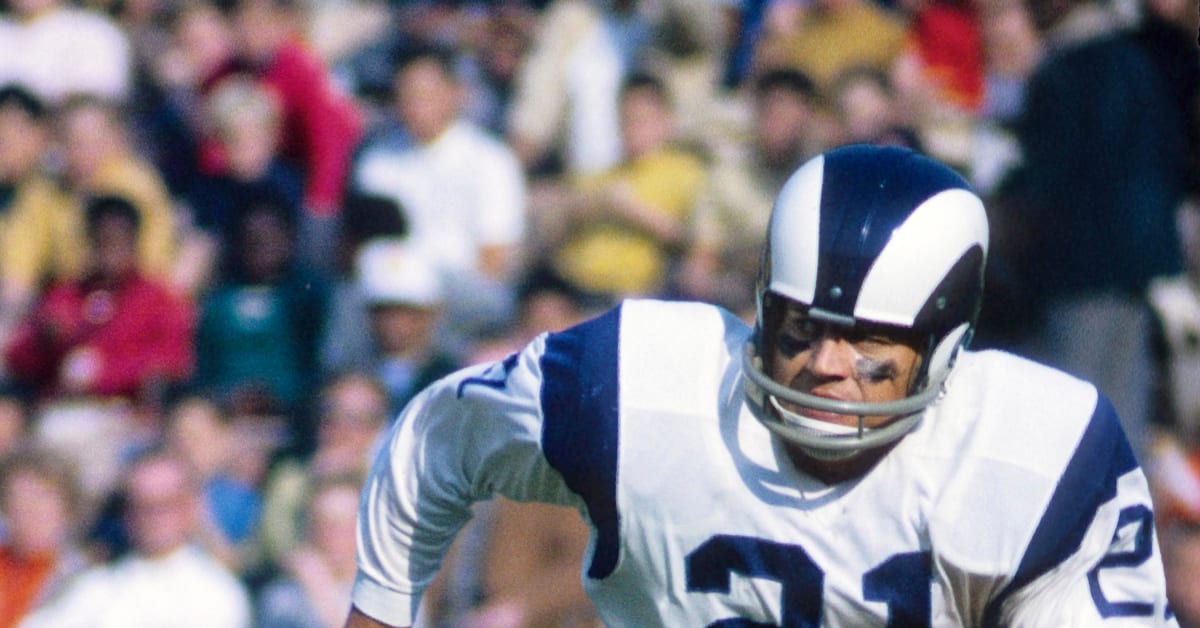 EDDIE MEADOR LOS ANGELES RAMS DEFENSIVE BACK 1959-1970 (1960'S NFL ALL  DECADE TEAM) 