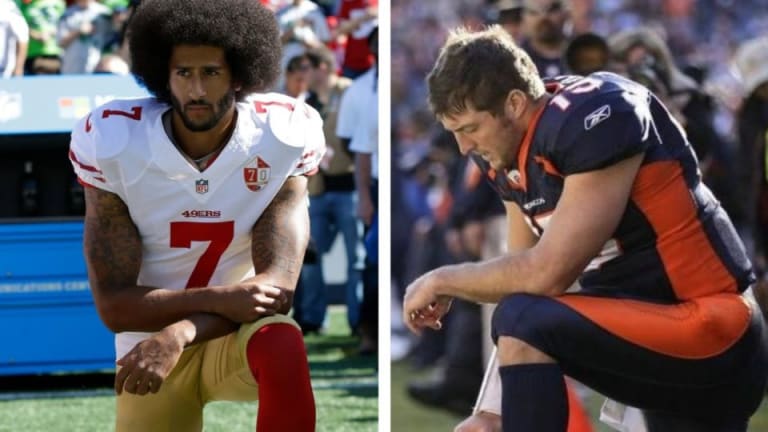 Whose kneeling was more acceptable: Colin Kaepernick or Tim Tebow