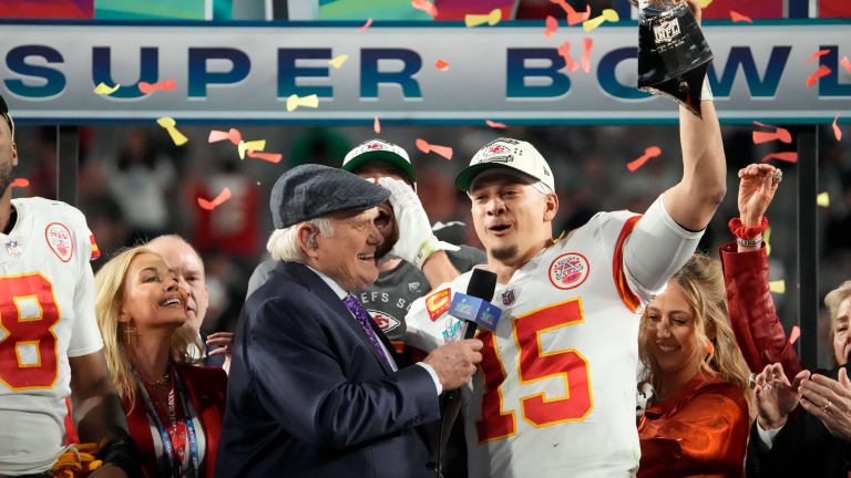 Chiefs quarterback Patrick Mahomes named Super Bowl LVII MVP