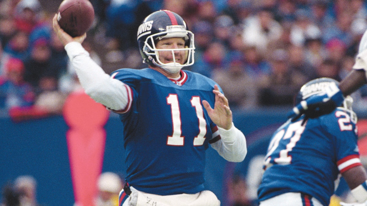 Phil Simms Leads Giants to Super Bowl XXI Victory vs. Broncos