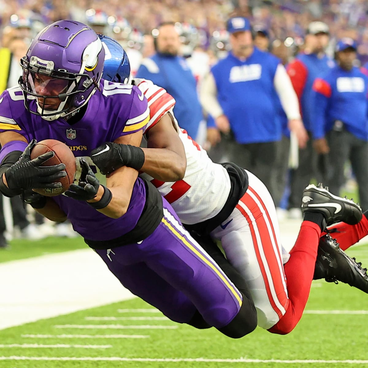 Justin Jefferson Talks with Randy Moss, Percy Harvin, Sammy White