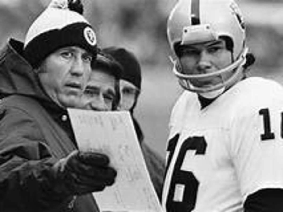 Jim Plunkett and Coach Tom Flores. The First Latin Coach in the NFL and the  First Latin QB in the NFL. They wo…