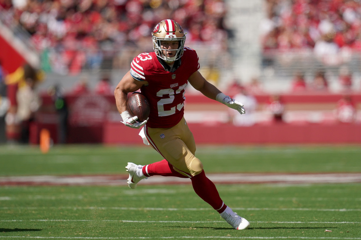 49ers' Christian McCaffrey says calf injury is 'nothing bad' and he's 'all  good' for NFC title game 