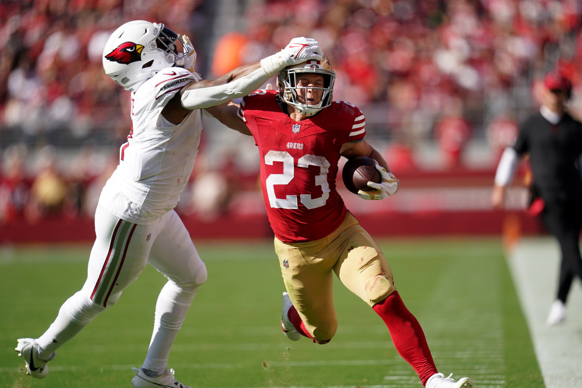 Christian Mccaffrey Run CMC 49ers San Francisco Niners Cool 